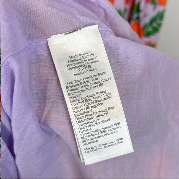 J. Crew Strappy Midi Dress Women's Size 8 in Vintage Lilac Multi - Picture 5 of 10